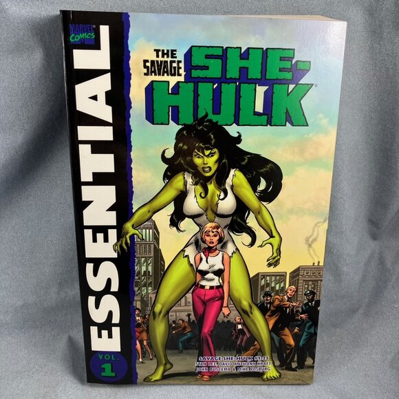 Savage She-Hulk Trade Paperback Vol 1 Stan Lee 552 pg 2006 Marvel Essential - Picture 1 of 2